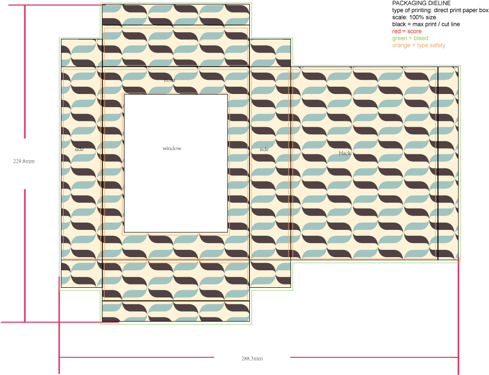 Feminine, Colorful, It Company Packaging Design For - Dieline (1199x827), Png Download