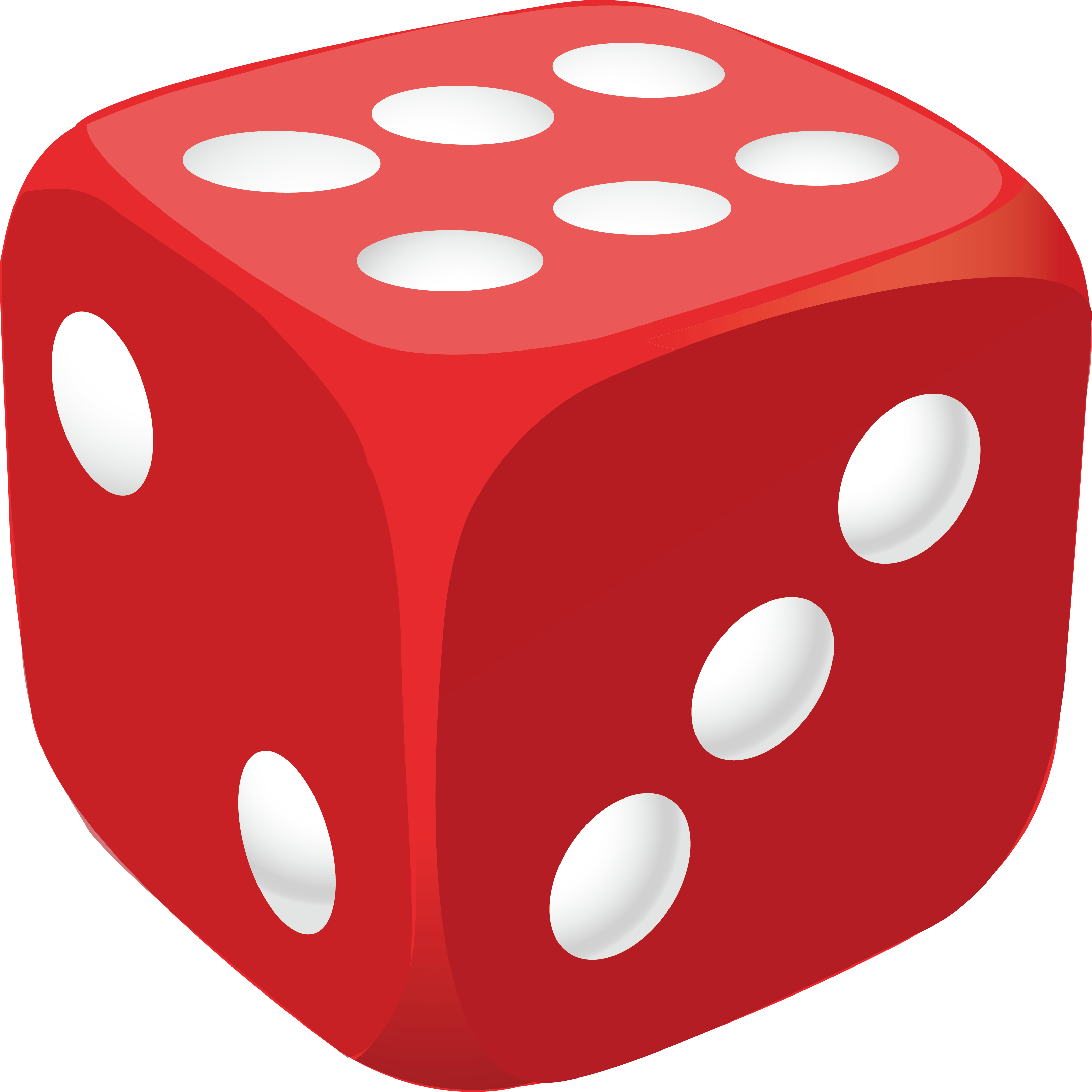 Red Dice Png - Transparent Background Dice Png (3236x3237), Png Download