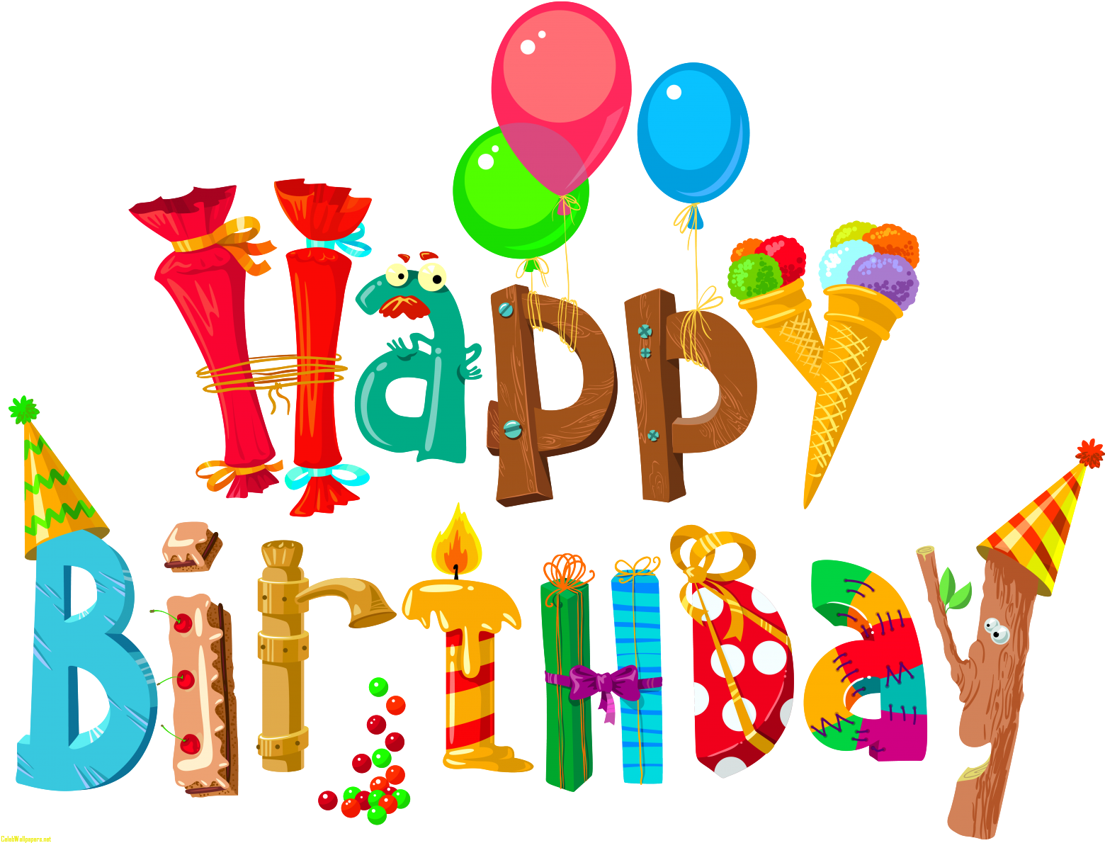 Happy Birthday Clipart (640x480), Png Download