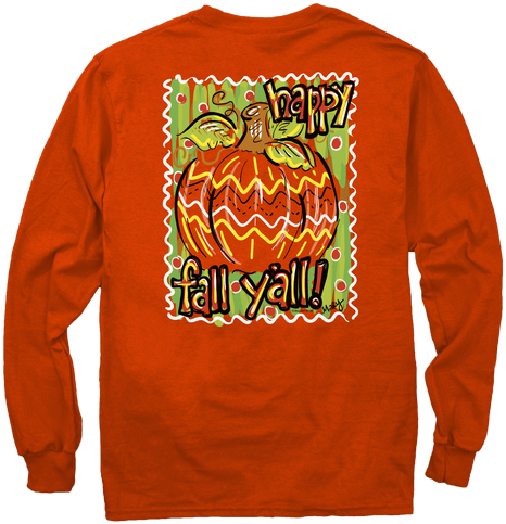 Happy Fall Ya'll-gt Fall Yall, Fall Shirts, Girlie - Southern Belle Fall Shirts (490x505), Png Download