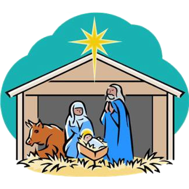 Nativity Scene Clipart (768x768), Png Download