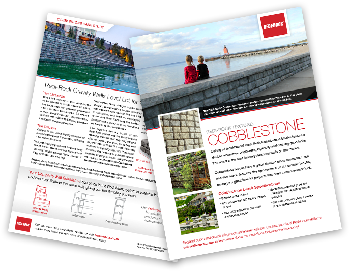 Download The Cobblestone Sheet - Redi-rock International, L.l.c. (705x562), Png Download