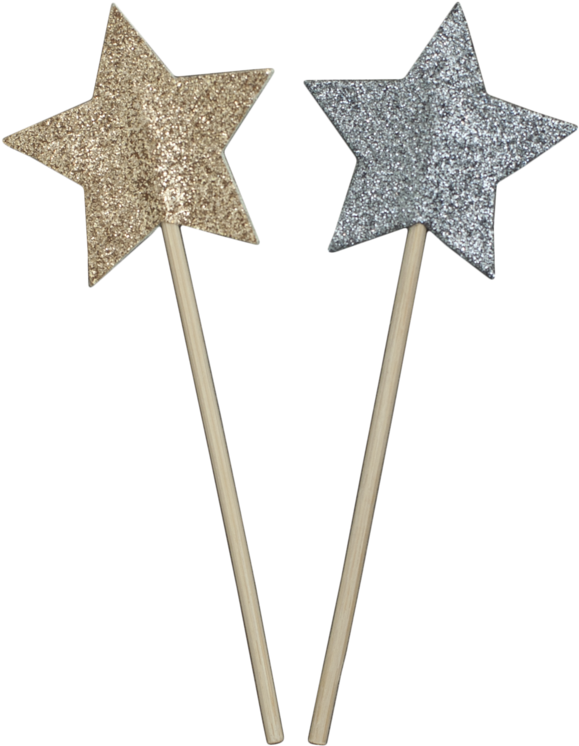 Numero 74 Mini Glitter Magic Wand - Star Eyes Emoji Free (1060x1060), Png Download