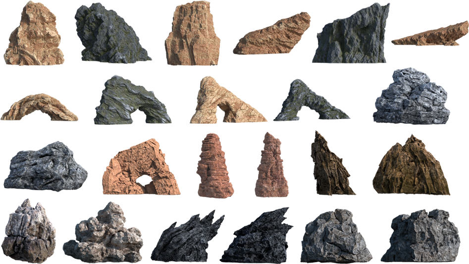 Finally You'll Have The Models You Need To Make Impressively - Rock Formation Png (960x540), Png Download