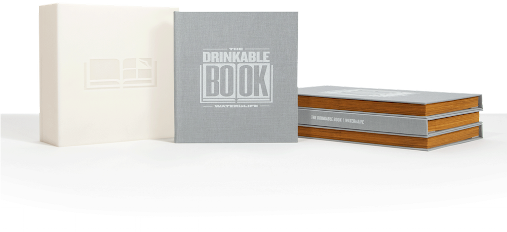 Pages Of Book Could Provide Safe Drinking Water For - Drinkable Book Png (1000x600), Png Download