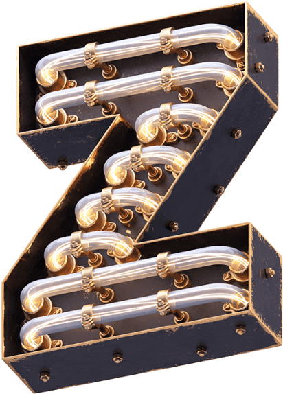 Buy Steampunk Font To Create Retro-futuristic Steampunk - 3d Rendering (595x595), Png Download