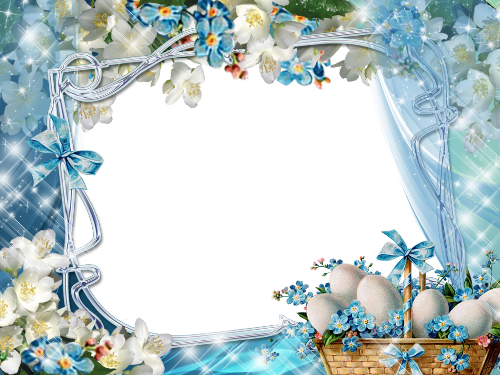 Easter Frames For Photoshop Png Image - Transparent Png Easter Frame Png (1024x768), Png Download