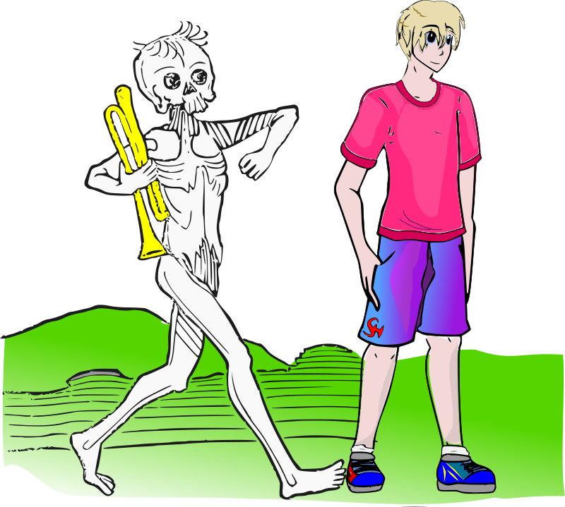 Death (800x719), Png Download