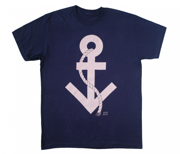 Trans Symbol Anchor T-shirt - Shirt (575x492), Png Download