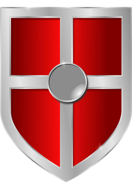 Shield Clipart Greek Shield - Armor Shield Clip Art (432x597), Png Download