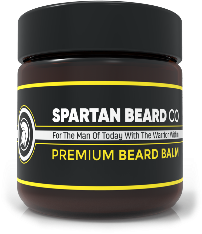 Spartan Beard Co Beard Balm - Beard (867x1024), Png Download