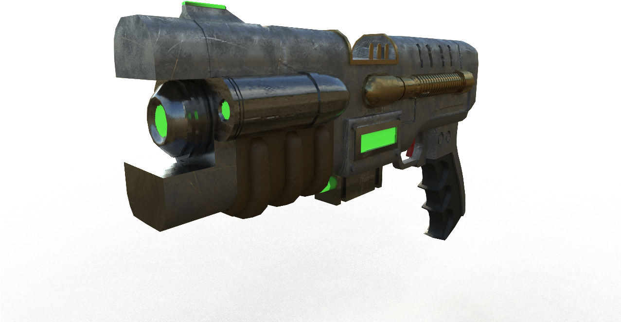 In Substance Painter 2 They Look Like This In The Render, - Rifle (1276x755), Png Download