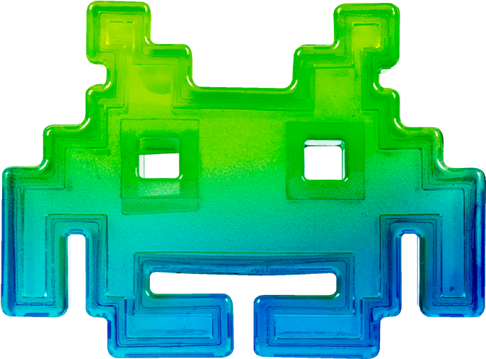 Space Invader Vinyl Figure - Space Invaders (1024x1024), Png Download