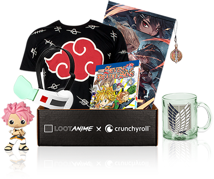 Now Loot Anime Will Be Rocking The Crunchyroll Branding - All Loot Anime Crates (750x618), Png Download