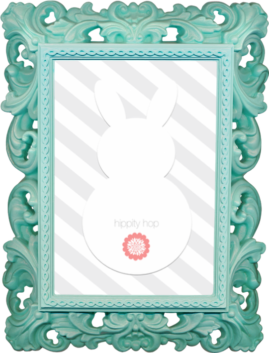 Bunny Butt Frame - Picture Frame (663x870), Png Download