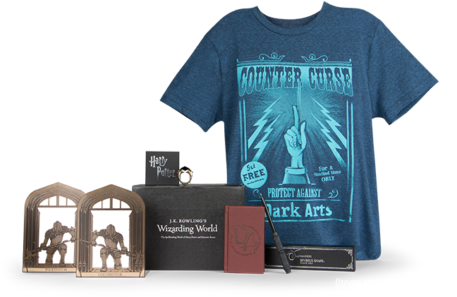 Loot Crate Wizarding World (702x432), Png Download