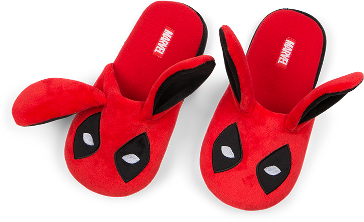 Deadpool Slippers - Bunny Slippers (750x750), Png Download