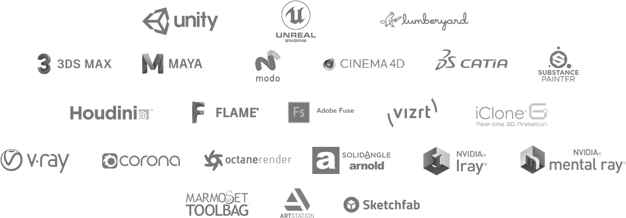 Use The Substance Material Or Export The Textures To - V-ray (2000x448), Png Download