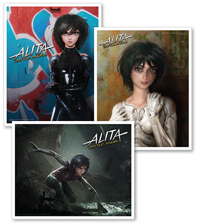 Your Walls Could Use An Upgrade - San Diego Comic Con 2018 Alita (500x500), Png Download
