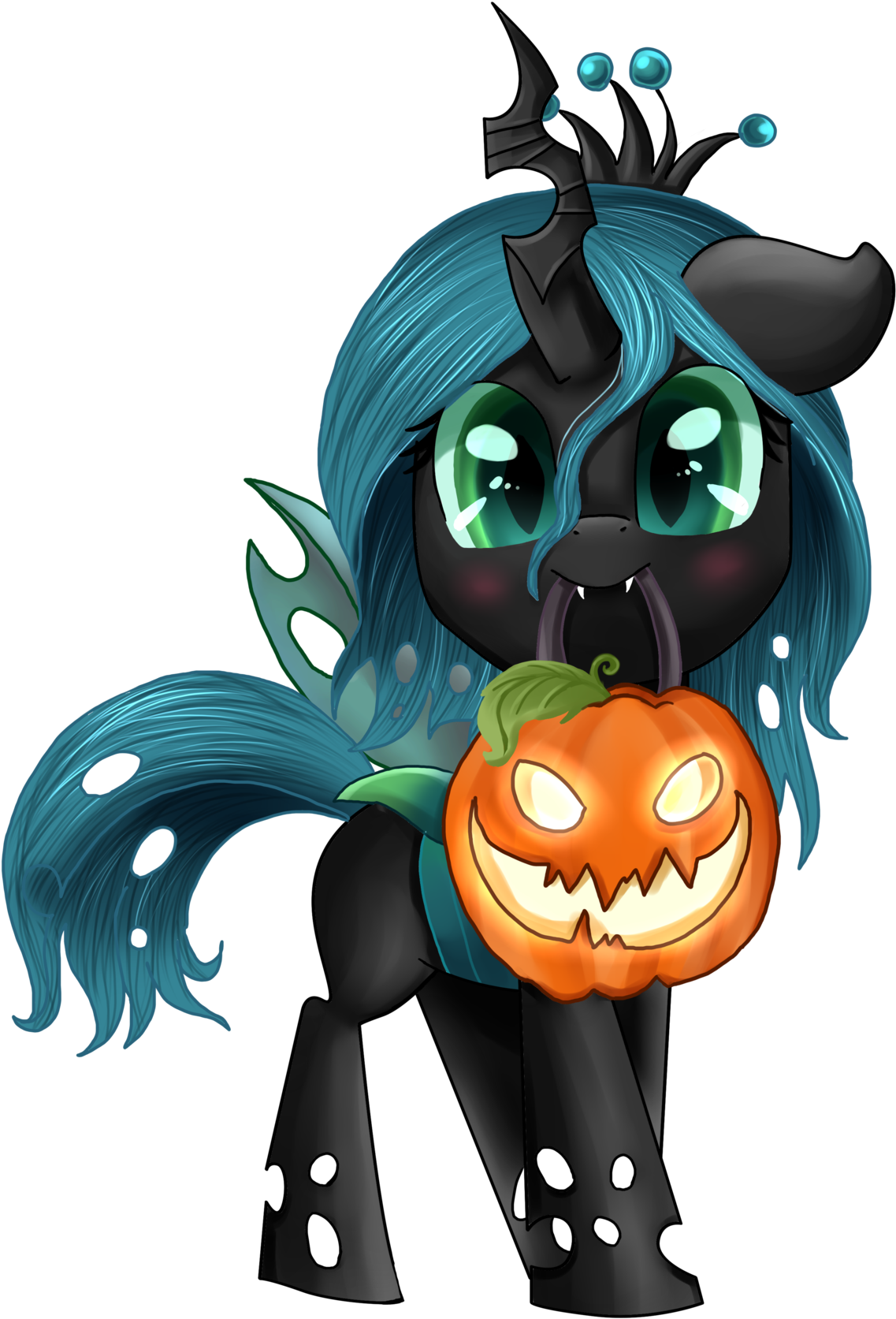 Cute Baby Queen Chrysalis Awwww Lets Go Trick Or Treating😊 - Mlp Queen Chrysalis Cute (1280x1809), Png Download