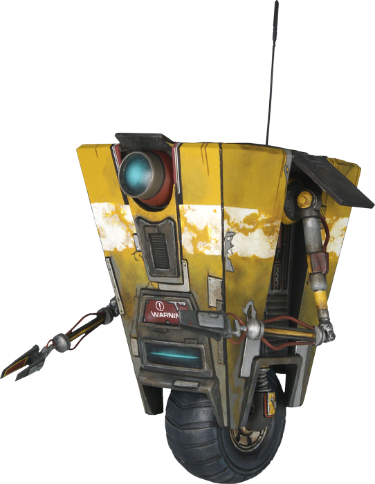 Gearbox - Claptrap Borderlands (542x700), Png Download