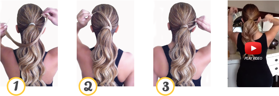 Ponytail (980x343), Png Download