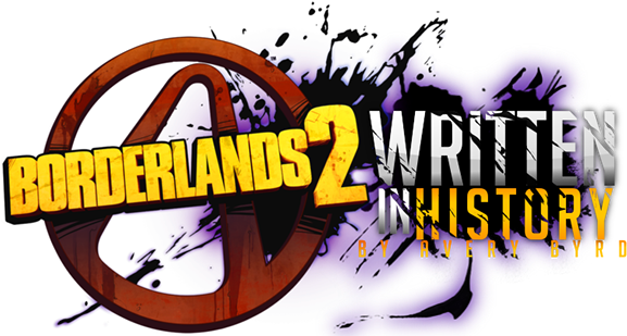 Borderlands 2 Written In History - Borderlands 2 (600x311), Png Download