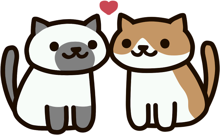 Just A Girl Who's Obsessed With Neko Atsume - Neko Atsume Marshmallow And Cocoa (500x323), Png Download