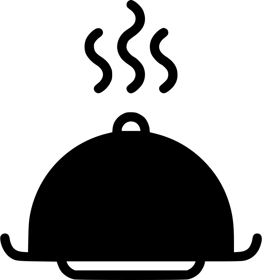 Hot Platter Serve Dinner Restaurant Dish Tray Comments - Dinner Svg (916x980), Png Download