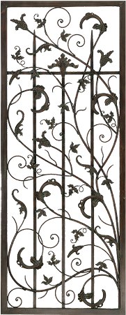 Home > Wall Decor & Mirrors > Rusty Vine Trellis Ii - Paragon Vine Trellis Ii Wall Décor (450x450), Png Download