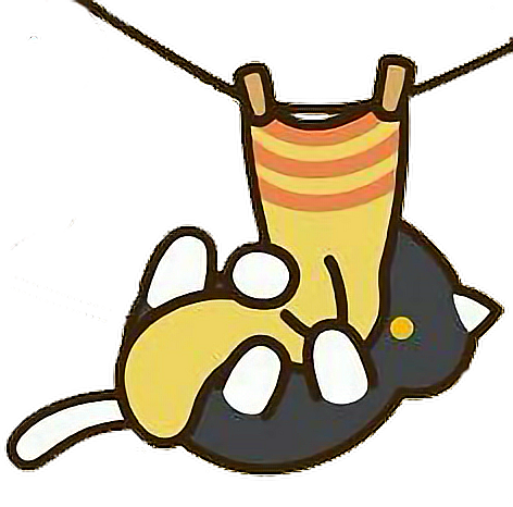 Neko Nekoatsume Cat Cute Kawaii Sock - Transparent Neko Atsume (472x466), Png Download