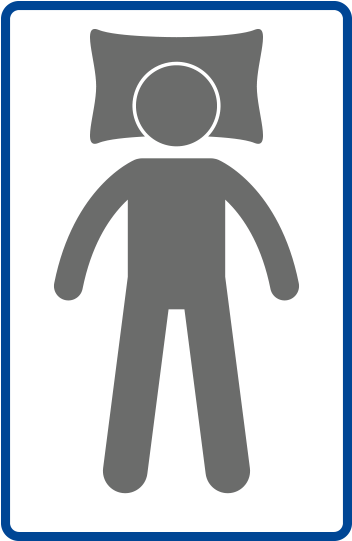 Puffy Mattress Back Sleepers Icon - Sleep Position Icon (480x600), Png Download