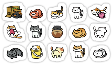 Neko Atsume By Harmonks - Neko Atsume Throw Blanket (375x360), Png Download