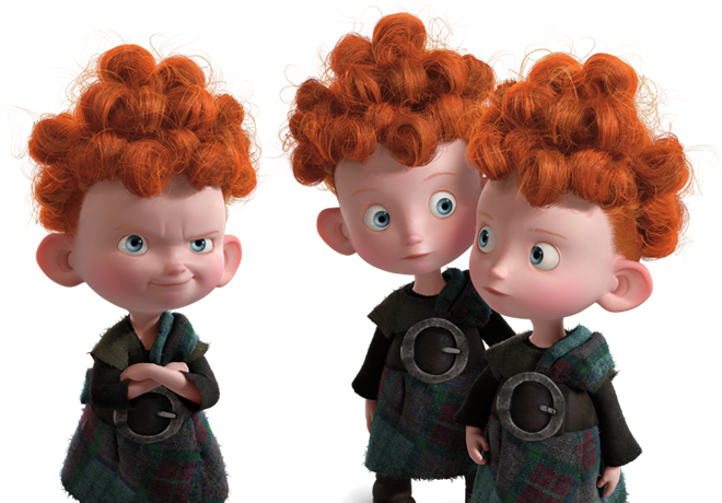 Valente - Triplets Brave (660x460), Png Download