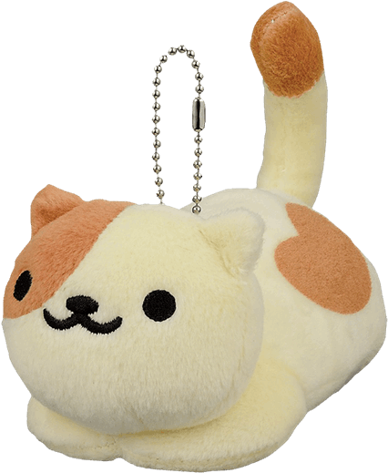 Neko Atsume Peaches Plush (600x600), Png Download