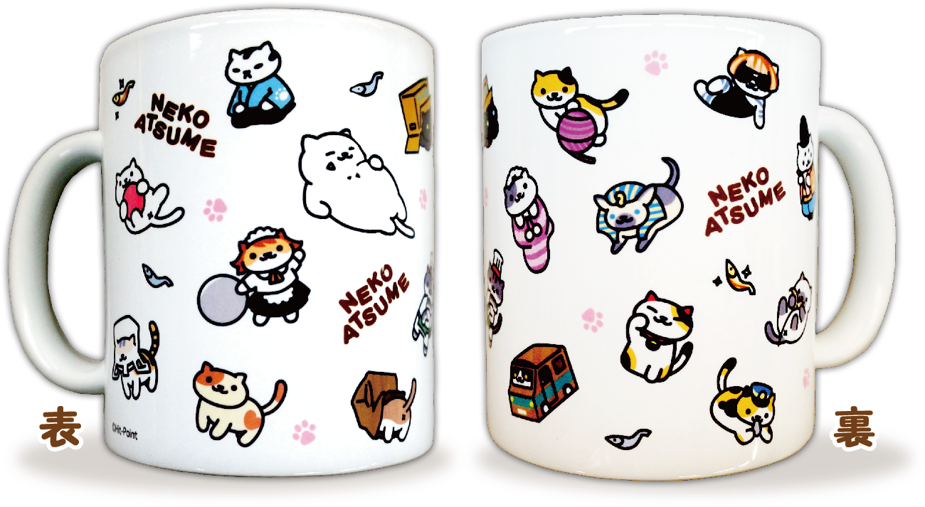 Nekoatsumecpopstore Mug - Neko Atsume Cats Special Sticker Book - 457 Stickers (1626x884), Png Download