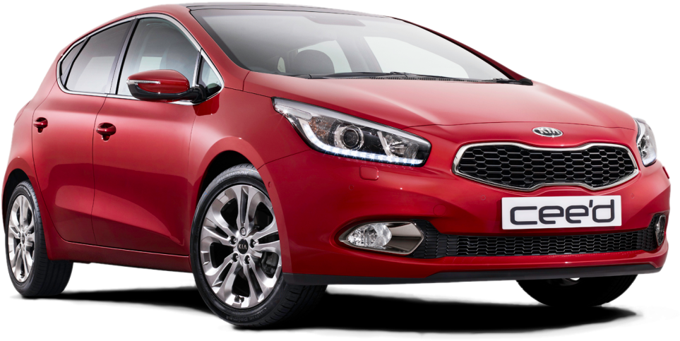 Red Kia Png Image - Kia Cars Ceed (1024x546), Png Download