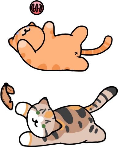 Neko Atsume Kittens (498x541), Png Download