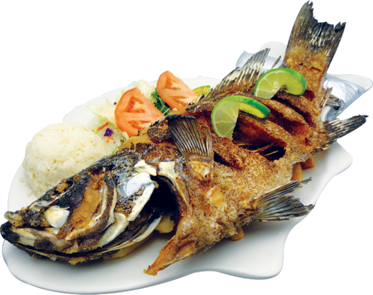 Share This Image - Transparent Fried Fish Png (758x600), Png Download