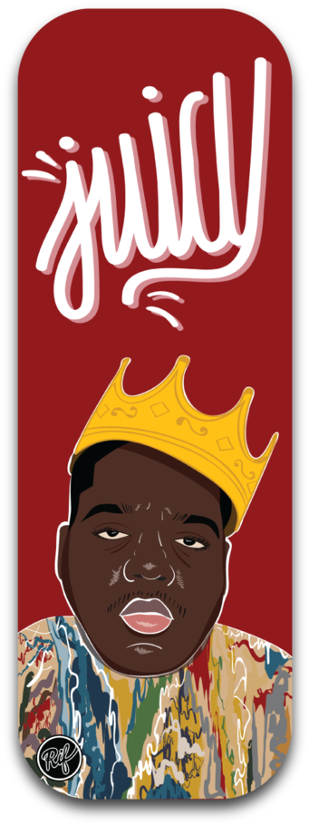 1-biggie - Skateboard Deck (1000x1000), Png Download