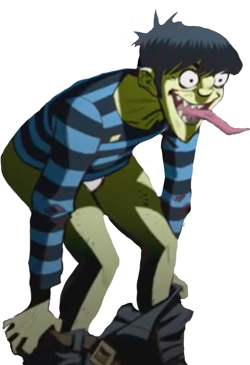 Image Library Download Nyla Few Shitty Phase Transparents - Gorillaz Noodle Demon Days (1045x1280), Png Download