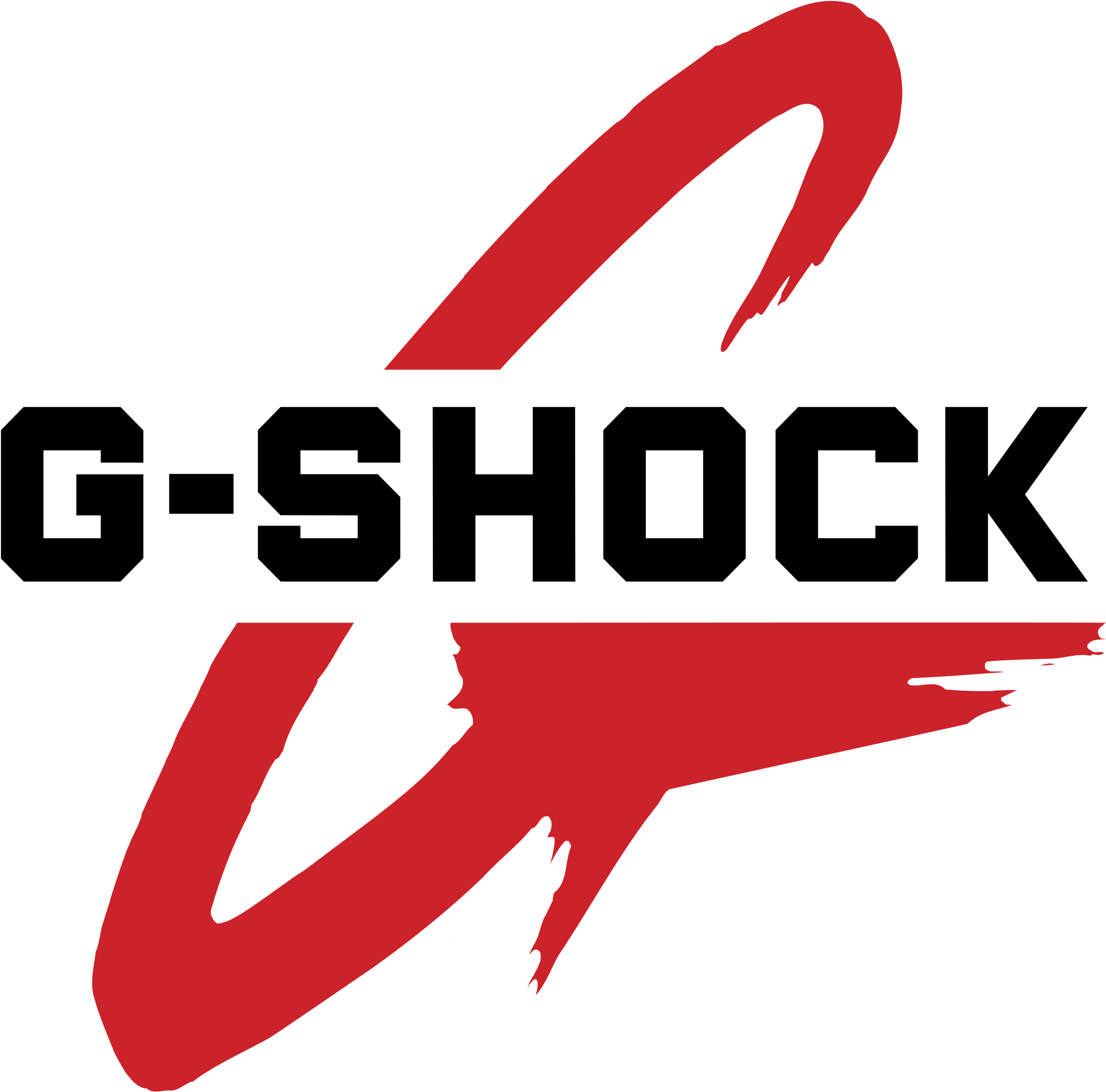 G Shock Logo Png Transparent - Casio G Shock Logo (2400x2400), Png Download