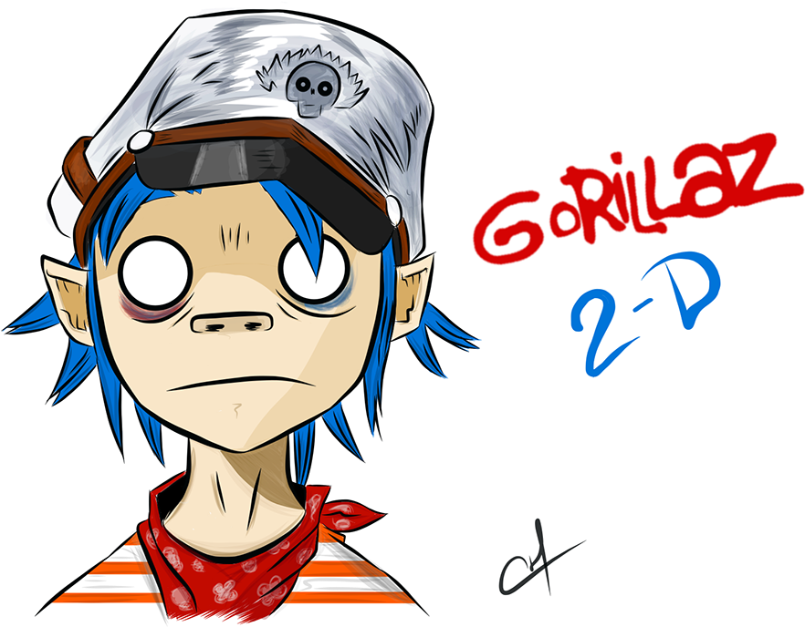 Gorillaz Font (1200x900), Png Download
