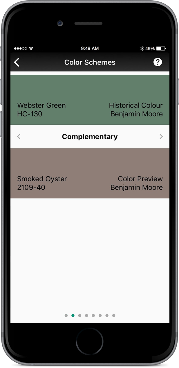 Tap The Color Schemes Icon On The Bottom Left Side - Mobile Phone (736x1387), Png Download