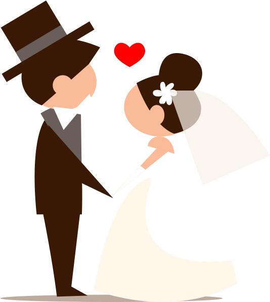 Img - Bride And Groom Png (567x600), Png Download