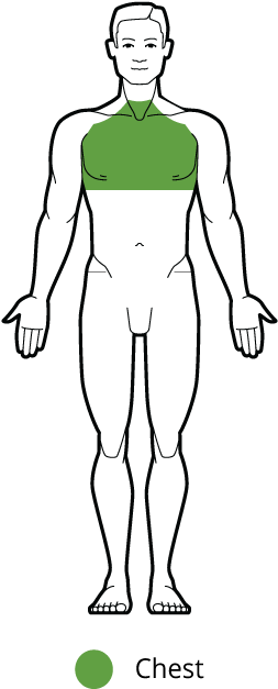 Men's Chest Laser Hair Removal Package - Simplicity Laser (800x800), Png Download