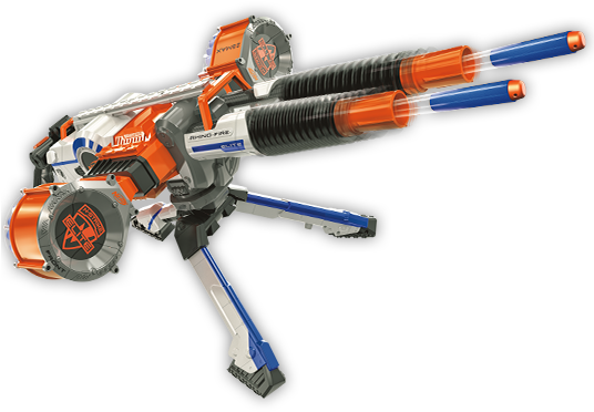Nerf - Hasbro 34276eu5 Nerf - N-strike Elite Rhino-fire (535x435), Png Download