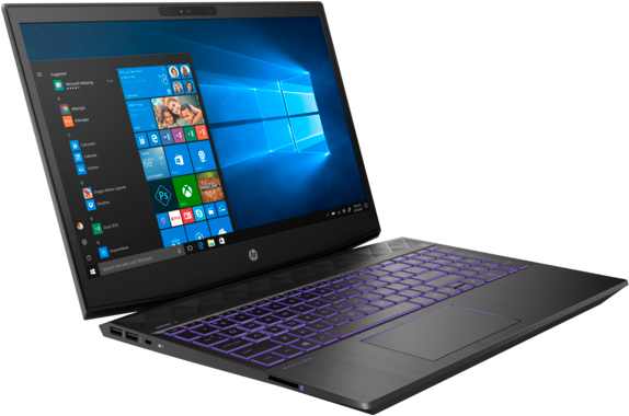 Hp Pavilion Gaming Laptop (573x430), Png Download