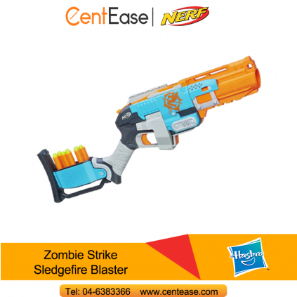 Nerf Guns Zombie Strike Shotgun (422x571), Png Download