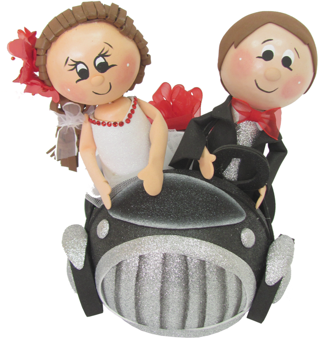 Pareja De Novios - Figurine (700x700), Png Download